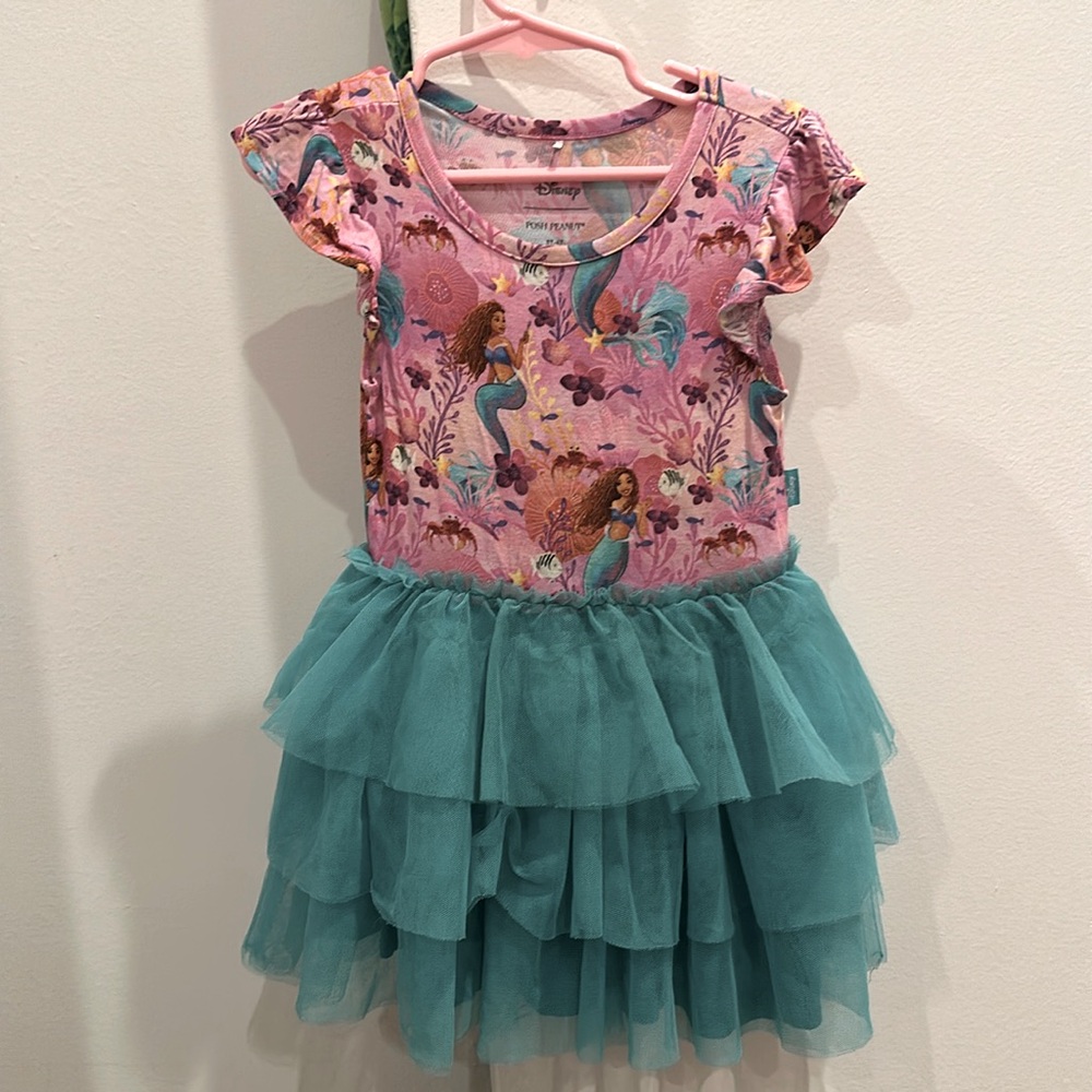 3T-4T Posh Peanut and Disney Collab Mermaid and Tulle Dress
